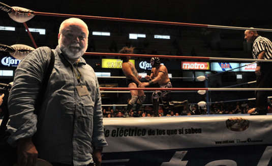 En la Arena Coliseo de Guadalajara a pie de ring