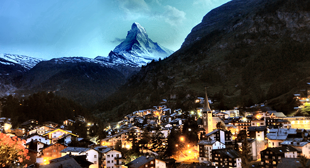 Zermatt en Suiza, y el monte Cervino (Matterhorn). Foto: P. Arcos